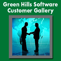 Green Hlls Software customers, RTOS, INTEGRITY, embedded RTOS