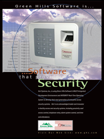 Keri Systems, is using MULTI IDE analysis tools & debugger and secure embedded INTEGRITY RTOS